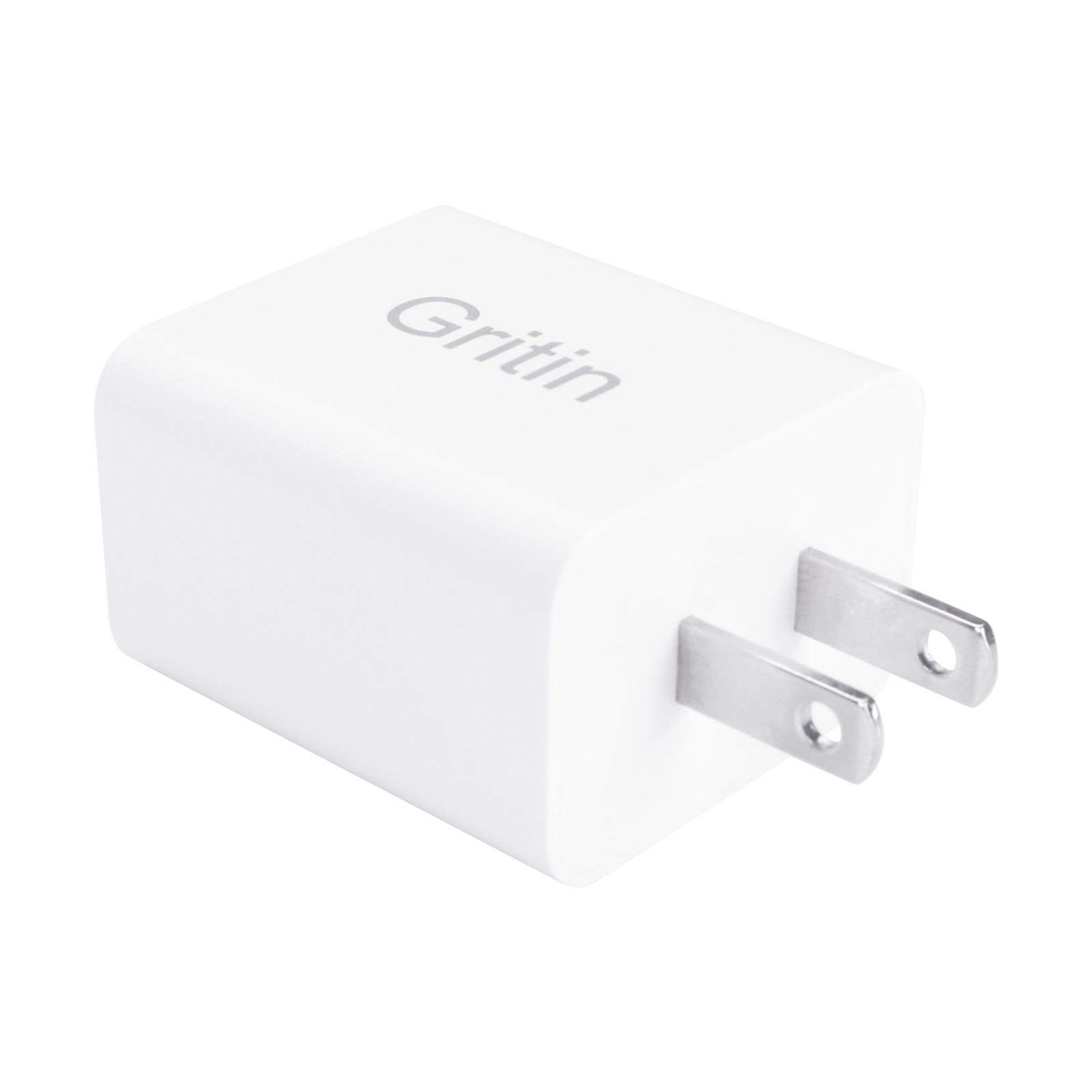 Chargeur USB C Gritin, chargeur mural USB C ultra rapide 20 W avec PD 3.0, adaptateur secteur Type C sûr et compact pour téléphone 15/14/13, Galaxy, Pixel, AirPods Pro