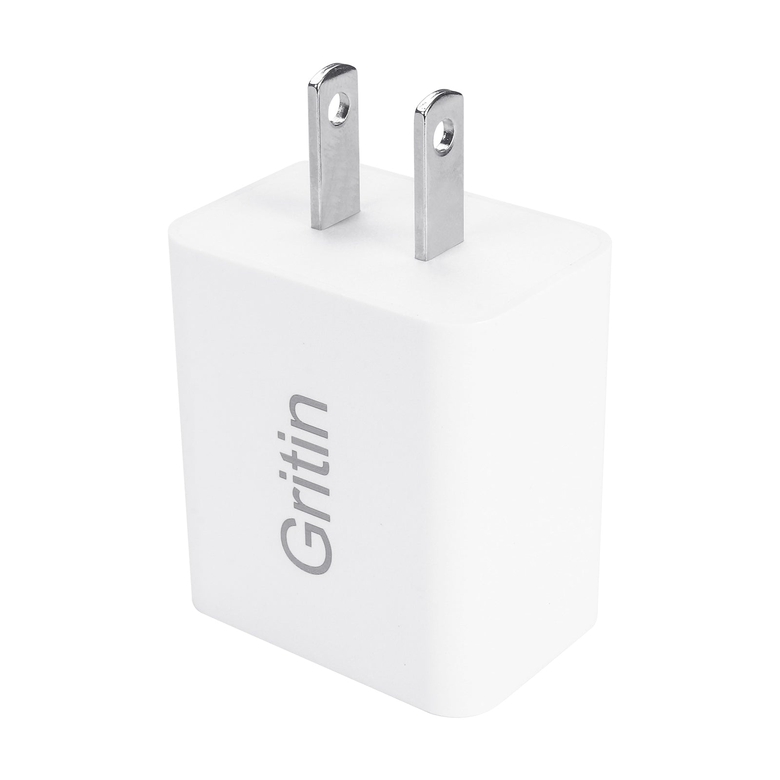 Chargeur USB C Gritin, chargeur mural USB C ultra rapide 20 W avec PD 3.0, adaptateur secteur Type C sûr et compact pour téléphone 15/14/13, Galaxy, Pixel, AirPods Pro