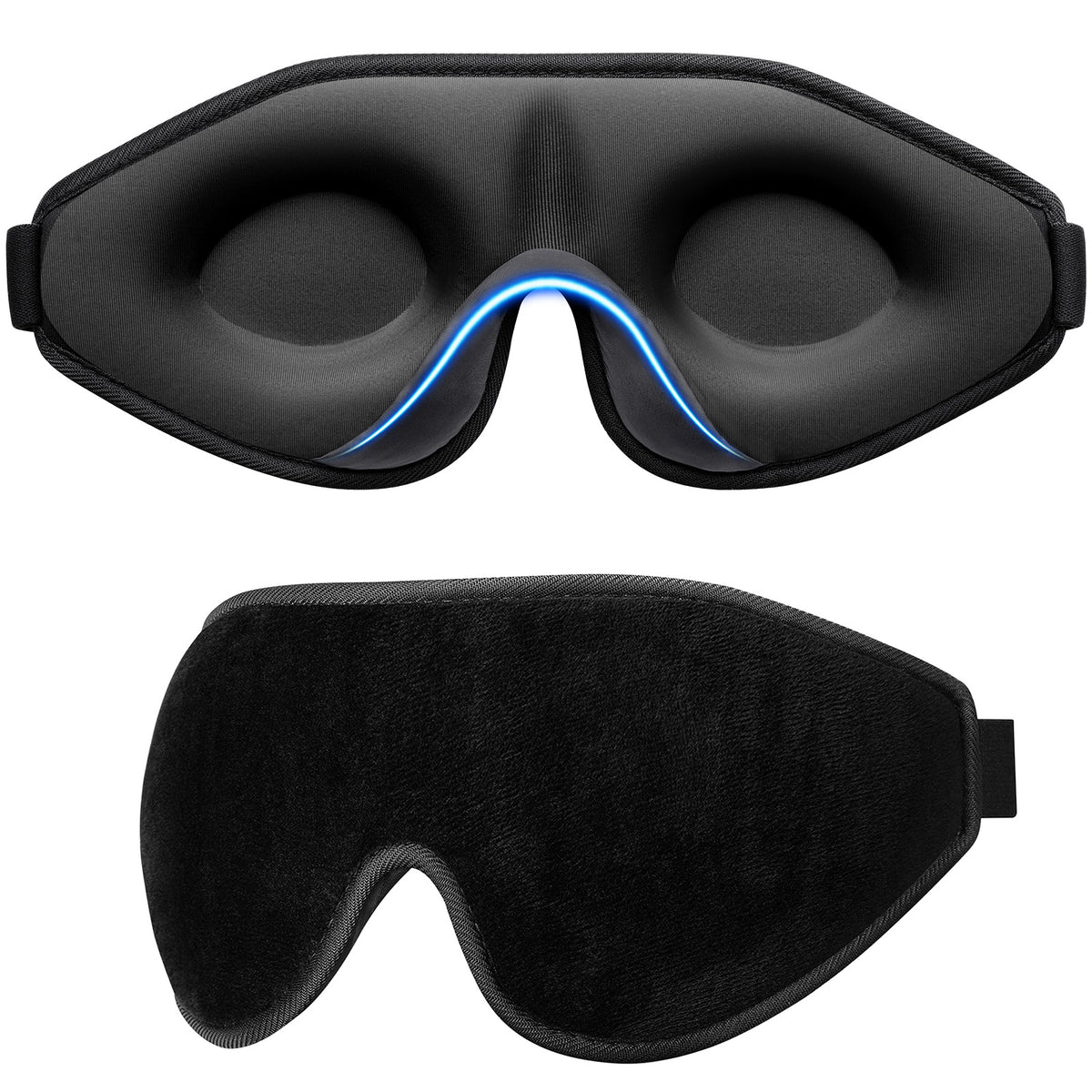 Masque de sommeil 3D Gritin Light-Blackout Design Eye Zero-Pression