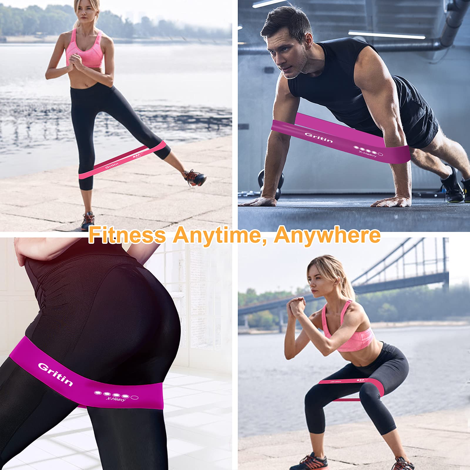 Gritin resistance bands exercises sale